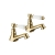 Deva Georgian Traditional Bath Taps Pair - Gold | Thumbnail Image