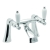 Deva Georgian Pillar Mounted Bath Filler Tap - Chrome