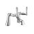 Deva Georgian Pillar Mounted Bath Filler Tap - Chrome | Thumbnail Image