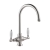 Deva Georgian Mono Kitchen Sink Mixer Tap - Brushed Nickel
