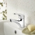 Deva Lace Mono Basin Mixer Tap with Press Top Waste - Chrome | Thumbnail Image