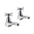 Deva Milan Traditional Bath Taps Pair - Chrome | Thumbnail Image