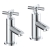 Deva Motif Traditional Bath Taps Pair - Chrome