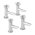 Deva Motif Basin Taps and Bath Taps - Chrome