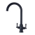 Deva Nelson Kitchen Sink Mixer Tap - Matt Black