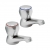 Deva Profile Basin Taps Pair - Chrome