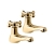 Deva Tudor Traditional Bath Taps Pair - Gold | Thumbnail Image