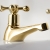 Deva Tudor Traditional Bath Taps Pair - Gold | Thumbnail Image