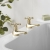 Deva Tudor Traditional Bath Taps Pair - Gold | Thumbnail Image