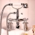 Deva Tudor Pillar Mounted Bath Shower Mixer Tap - Chrome | Thumbnail Image