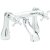 Deva Tudor Pillar Mounted Bath Filler Tap - Chrome