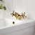 Deva Tudor Mono Bidet Mixer Tap Gold with Pop Up Waste | Thumbnail Image