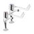 Deva Lever Action Kitchen Sink Taps With 6 inch Levers - Chrome