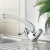 Deva Vitality Lever Action Deck Mounted Kitchen Sink Mixer Tap with Flexi Tails - Chrome