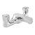 Deva Vitality Round Deck Mounted Bath Filler Tap - Chrome