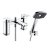 Deva Wai Bath Shower Mixer Tap Pillar Mounted - Chrome | Thumbnail Image
