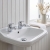 Duchy Ansom Chrome Basin Hot & Cold Taps Pair | Thumbnail Image