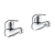 Duchy Ansom Chrome Basin Hot & Cold Taps Pair | Thumbnail Image