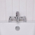 Duchy Ansom Chrome Pillar Mounted Bath Filler Tap | Thumbnail Image