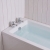 Duchy Ansom Chrome Bath Hot & Cold Taps Pair | Thumbnail Image