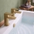 Duchy Caradon Brushed Brass Bath Hot & Cold Taps Pair | Thumbnail Image