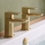 Duchy Caradon Brushed Brass Bath Hot & Cold Taps Pair | Thumbnail Image