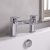 Duchy Caradon Chrome Pillar Mounted Bath Filler Tap | Thumbnail Image