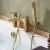 Duchy Caradon Brushed Brass Pillar Mounted Bath Shower Tap (inc Bracket, Handset and Hose) | Thumbnail Image