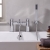 Duchy Caradon Chrome Pillar Mounted Bath Shower Tap (inc Bracket, Handset and Hose) | Thumbnail Image
