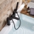 Duchy Caradon Black Pillar Mounted Bath Shower Tap (inc Bracket, Handset and Hose) | Thumbnail Image