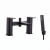 Duchy Caradon Black Pillar Mounted Bath Shower Tap (inc Bracket, Handset and Hose) | Thumbnail Image