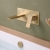 Duchy Caradon Brushed Brass Wall Mounted Bath Filler Tap | Thumbnail Image