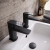 Duchy Caradon Black Basin Hot & Cold Taps Pair | Thumbnail Image