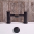 Duchy Caradon Black Pillar Mounted Bath Filler Tap | Thumbnail Image