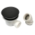 Duchy Carn 90mm Shower Tray Waste with Matt Black Cover | Thumbnail Image