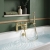 Duchy Hendra Brushed Brass Pillar Mounted Bath Shower Tap (inc Bracket, Handset and Hose) | Thumbnail Image