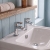 Duchy Hendra Chrome Basin Hot & Cold Taps Pair | Thumbnail Image