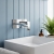 Duchy Hendra Chrome Wall Mounted Basin Mixer Tap | Thumbnail Image