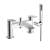 Duchy Hendra Chrome Pillar Mounted Bath Shower Tap (inc Bracket, Handset and Hose) | Thumbnail Image