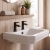 Duchy Hendra Black Basin Hot & Cold Taps Pair | Thumbnail Image