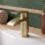 Duchy Hendra Brushed Brass Mini Mono Basin Mixer Tap (inc Press Top Waste) | Thumbnail Image