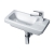 Duchy Ivy Slimline Wall Hung Basin 450mm Wide Right Handed 1 Tap Hole