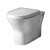 Duchy Ivy Back to Wall Rimless Toilet - Soft Close Seat