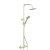 Duchy Kerensa Brushed Brass Complete Mixer Shower with Fixed Head and Handset | Thumbnail Image