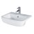 Duchy Orchid Semi-Recessed Basin 520mm Wide 1 Tap Hole