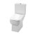 Duchy Orchid Close Coupled Toilet with Push Button Cistern - Soft Close Seat