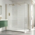 Duchy Padstow Brushed Brass 8mm Wet Room Glasss Shower Screen | Thumbnail Image
