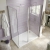 Duchy Padstow Chrome Walk-In Shower Enclosure with Swivel Return (inc Side Panel) | Thumbnail Image