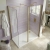 Duchy Padstow Brushed Brass Walk-In Shower Enclosure with Swivel Return (inc Side Panel) | Thumbnail Image