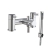 Duchy Penrose Chrome Pillar Mounted Bath Shower Tap (inc Bracket, Handset and Hose) | Thumbnail Image